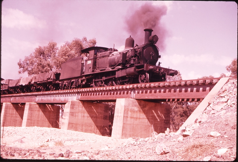100478: Bullengong Creek Bridge Down Goods 3104T Close view