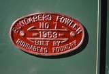 122288: Coal Creek Historic Park Makers Plate on No 2 BFC 7 1953