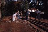 122477: Gembrook Gang assembling turnout at East end of No 1 and No 2 Roads