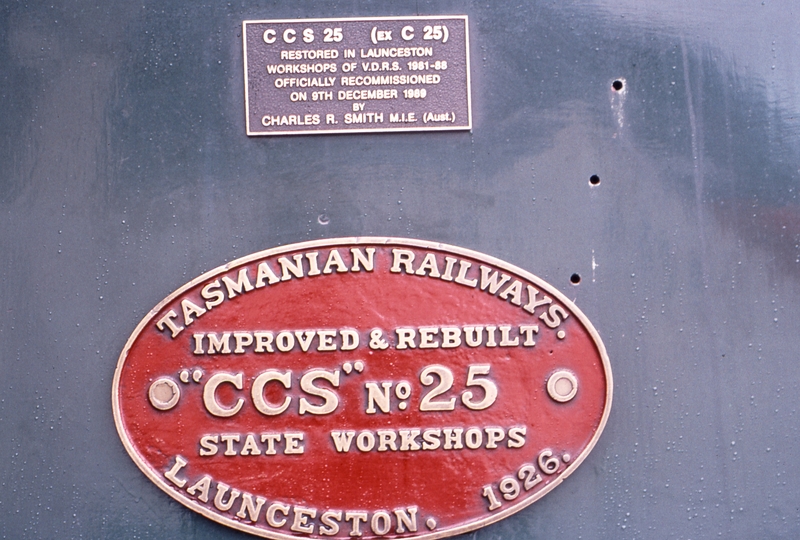 123467: Don Township Crossing Cabside Plates on CCS 25
