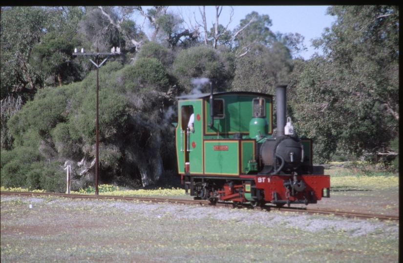 129056: Whiteman Park Kangaroo Flats BT 1 running round AREA Special