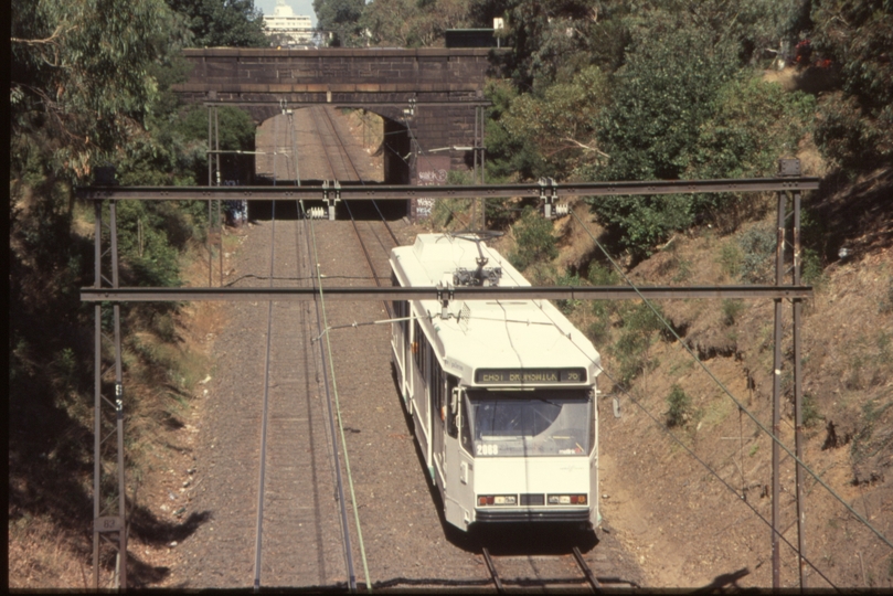 130247: St Kilda Road at Bank Street Overbridge Up B2 2068