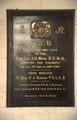 131755: Dunedin Station Building Foundation Stone