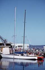 400333: Hobart Tasmania Constitution Dock 'Helsal' Line honours winner Sydney - Hobart yacht race