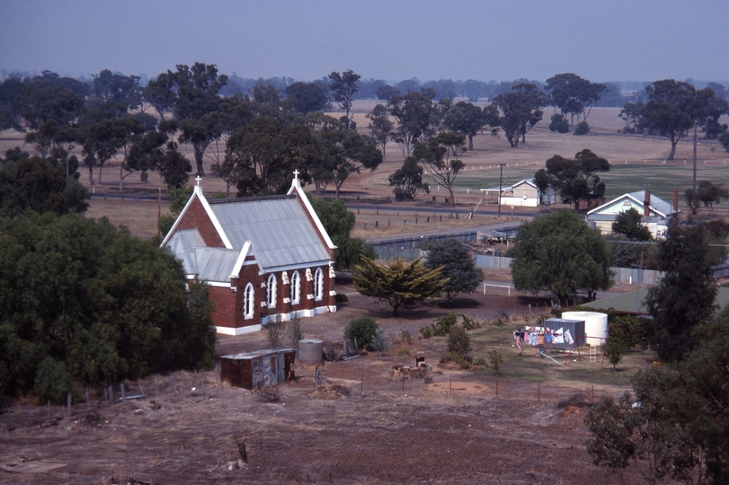 400460: Bridgewater Victoria Church viewed from top of GEB 'Maxi' Silos