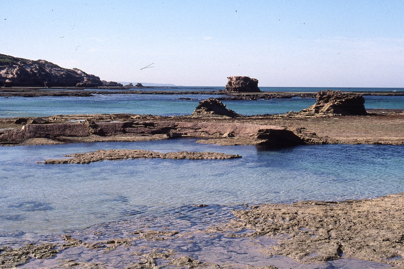 400747: Sorrento Victoria Back Beach Darby's Rock (most distant),